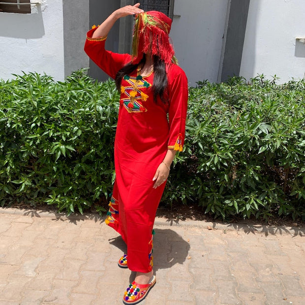 Ensemble traditionnel 3 pièces | Vêtements marocains amazighs