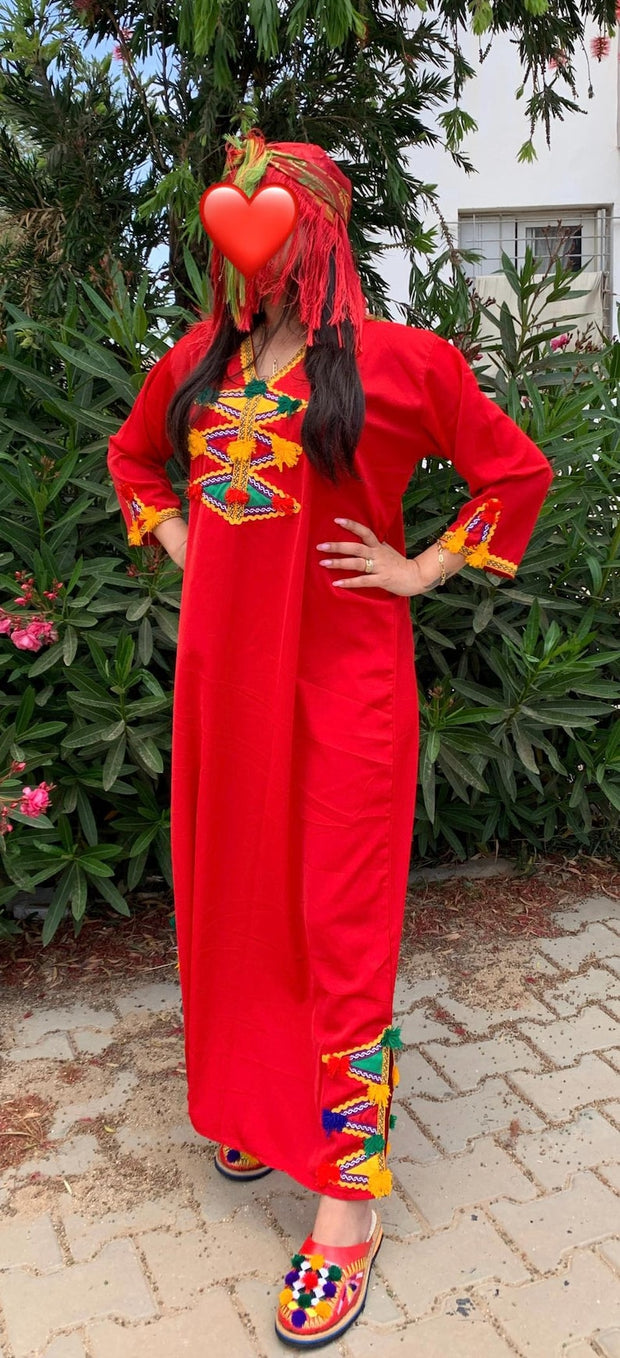 Ensemble traditionnel 3 pièces | Vêtements marocains amazighs