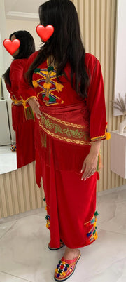 Ensemble traditionnel 3 pièces | Vêtements marocains amazighs