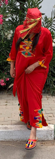 Ensemble traditionnel 3 pièces | Vêtements marocains amazighs