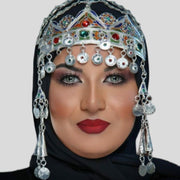 Tiare Art Nouveau / Art Déco / Style Acotar, bijou de tête amazigh, TAOUNZA berbère